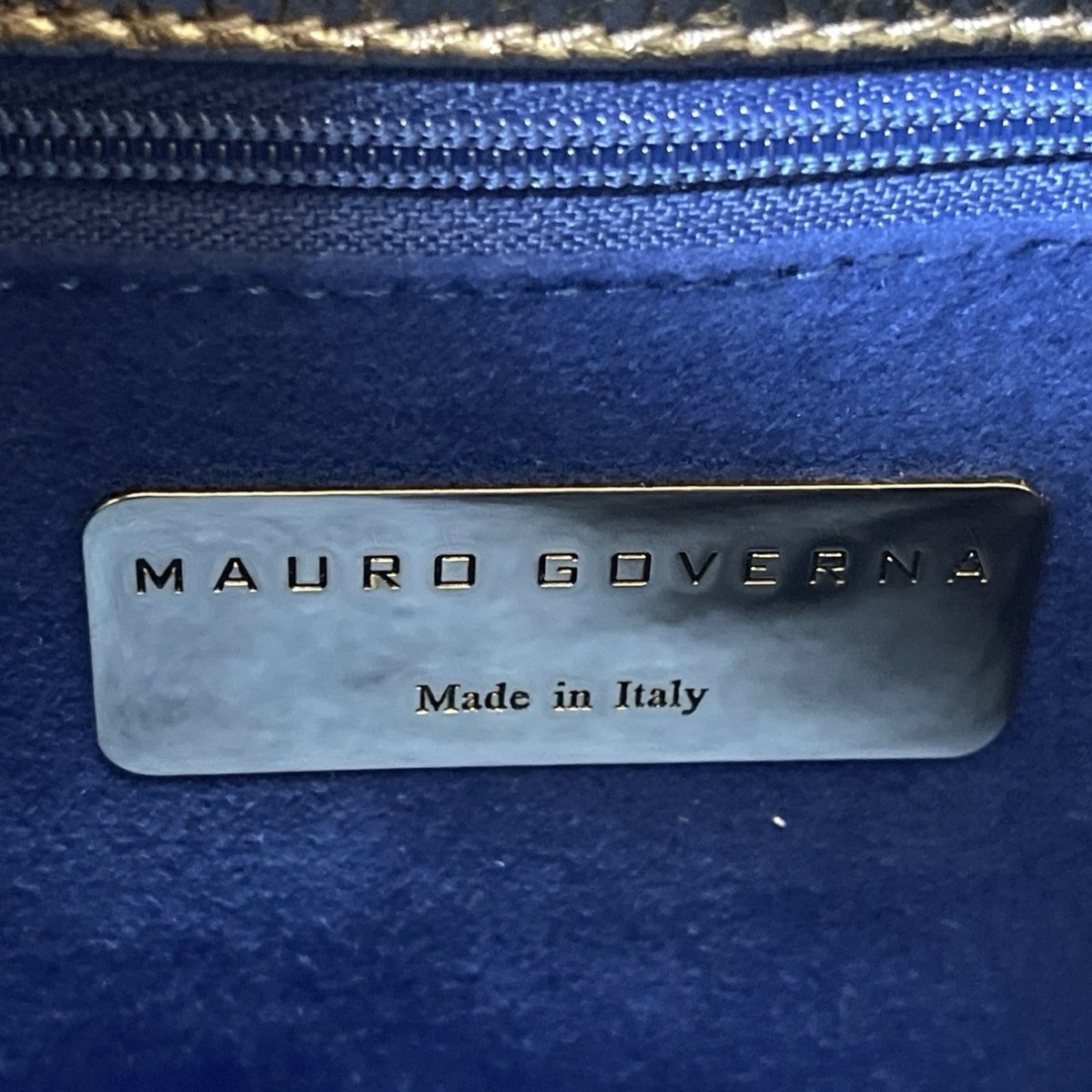 Mauro Governa Leather Gold Hand Tote Bag | eBay