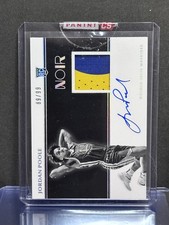 2019-20 Panini Noir #327 Jordan Poole Auto RPA #/99 Rookie