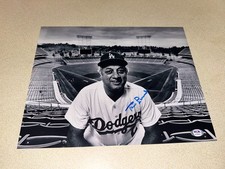 Tommy Lasorda Signed 11x14 Photo Los Angeles Dodgers HOF Manager 2x WS Champ PSA