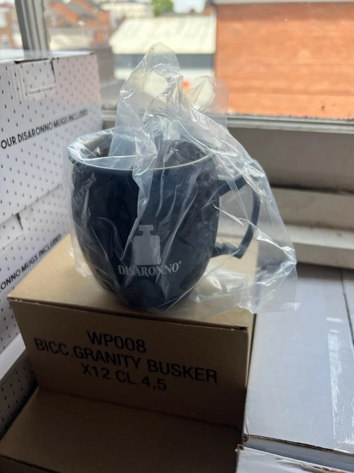 Set Of 4 Boxed Disaronno Amaretto Branded Black Metal Mule Mugs Cups - Image 2 of 4