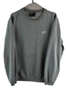 NIKE graues Sweatshirt Gr. M Herren Rundhals Pullover Freizeit Outdoor Oberbekleidung
