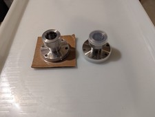 Compression port, 2.75" Conflat to 1" tube, NEW,, stainless
