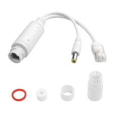 1 PC Waterproof POE Splitter 48V To 12V 12W 5.5x2.1mm IEEE 802.3Af/at Adapter