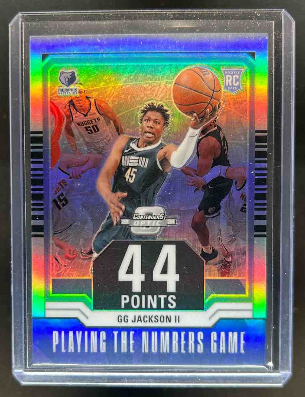 2023-24 Contenders Optic GG Jackson II Playing the Numbers Game RC #12 Grizzlies