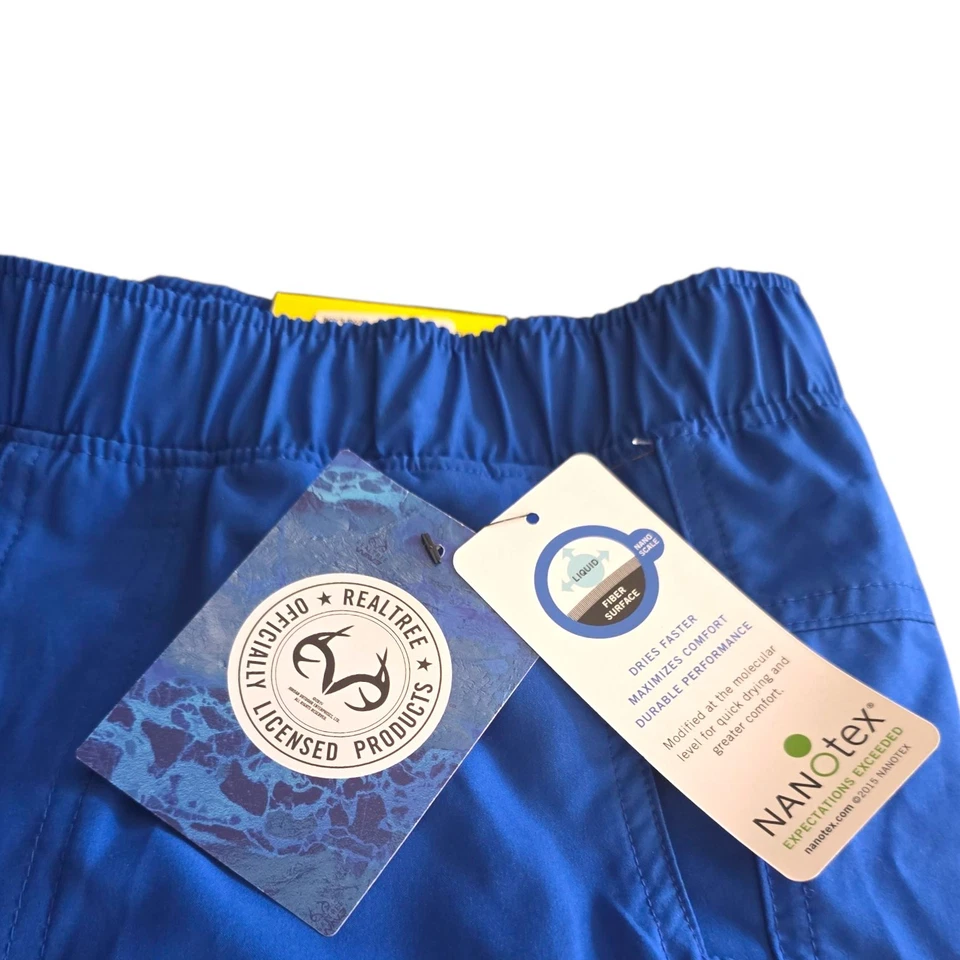 Realtree Orageous Wave Buceo Azul Tabla de Natación Pantalones Cortos Niños Talla XL Foto 3 de 4