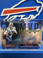 JOSH ALLEN 2020 Panini Contenders Football MVP Contenders Auto /10 Buffalo Bills