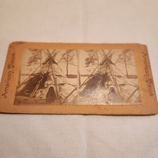 Rare To Find RARE American Views Native American Teepee Some Damaged On Card