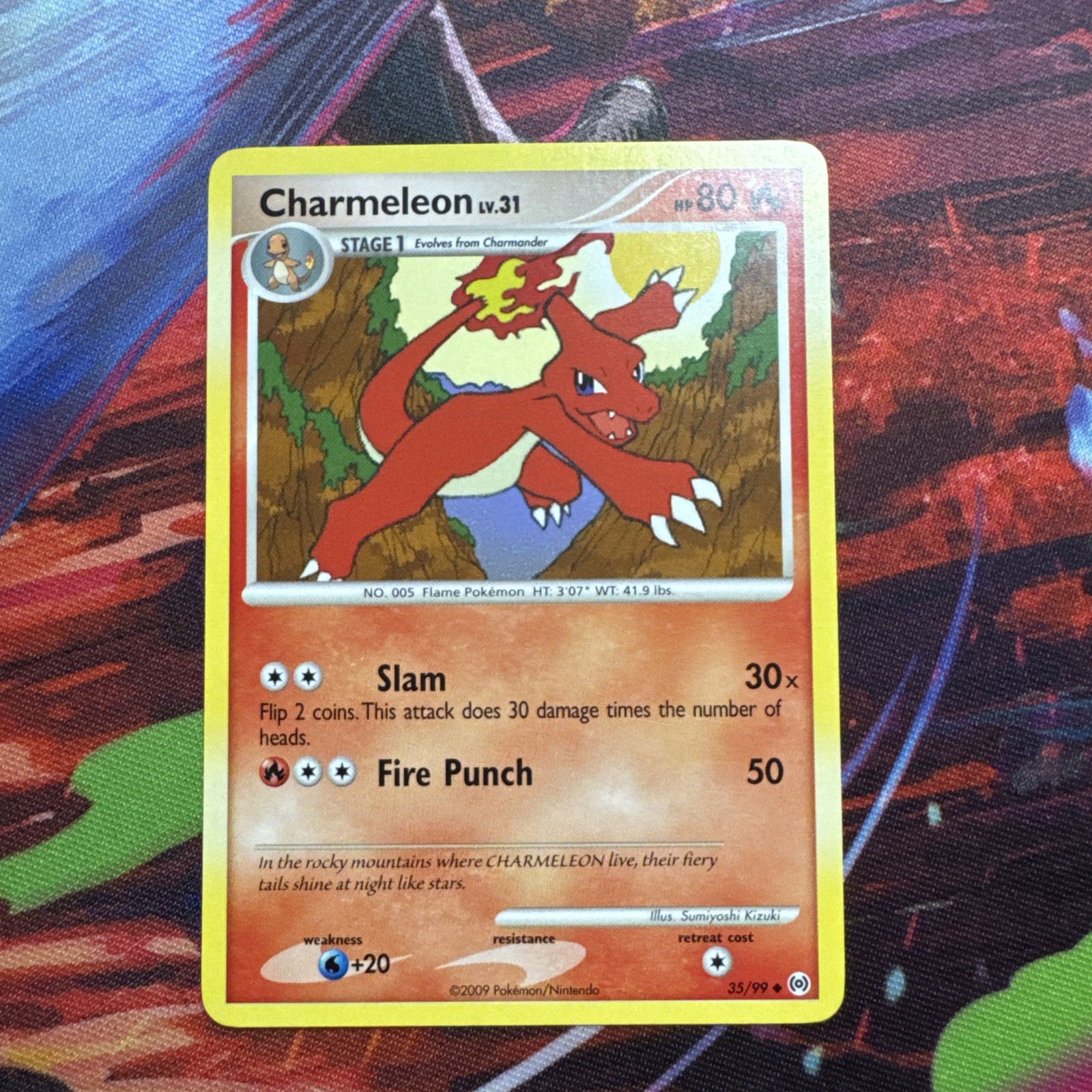 Charmeleon Arceus Pokémon TCG 35/99 Platinum Uncommon Lv. 31