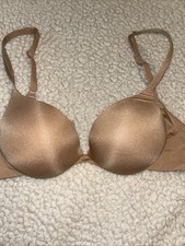 Skims Nude Bra 34A Padded Push Underwire