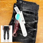 *NEW* Men Smoke Rise Vintage Washed Jeans KUMA BLACK (JP23733) ?