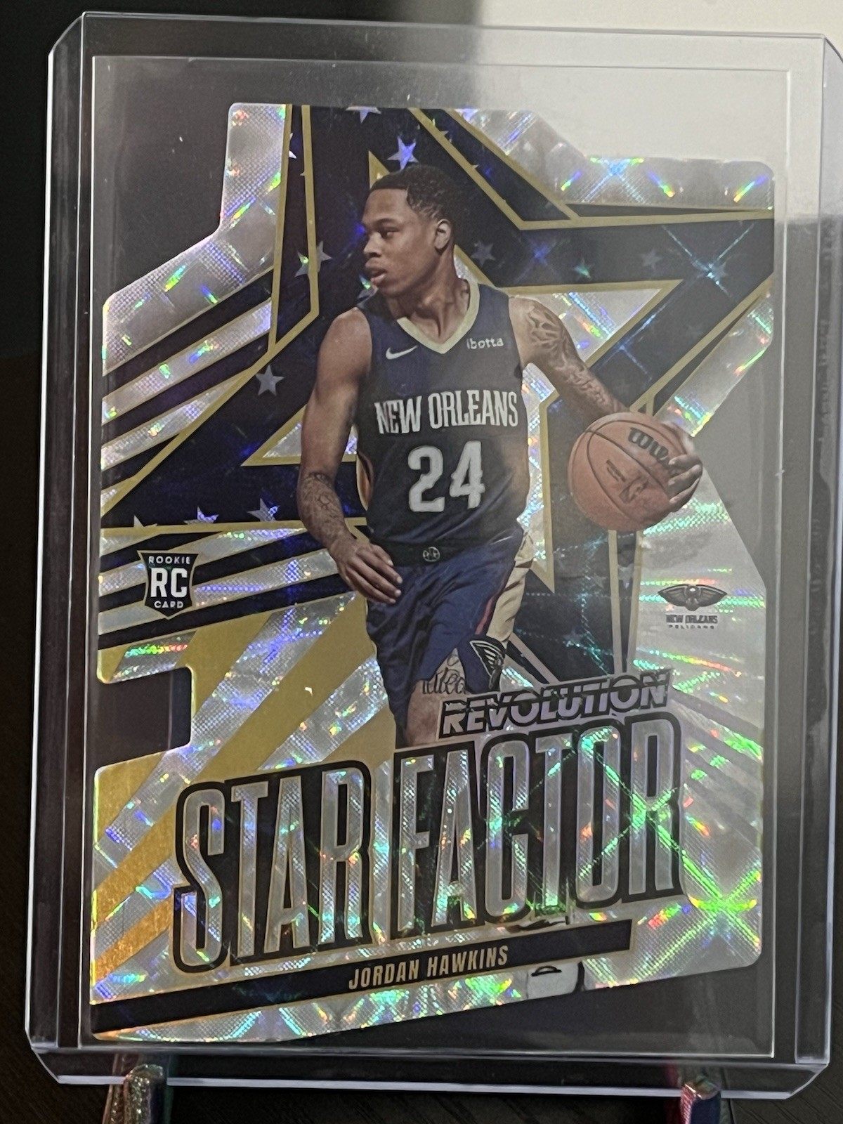 Jordan Hawkins 2023-24 Panini Revolution Star Factor #14 SSP Case Hit