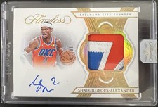 2024-25 Flawless Basketball Gold Shai Gilgeous-Alexander MVP Year Patch Auto /10