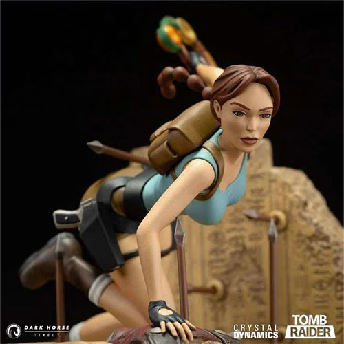 Figurine Lara Croft Classic Era Tomb Raider en PVC de 25 cm pour collectionneur