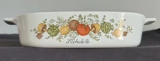 EUC Corning Ware L'Echalote La Marjolaine / Spice of Life Casserole Dish (A-8-B)