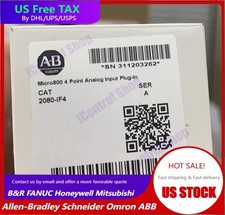 New Sealed Allen-Bradley 2080-IF4 /A Micro800 4 Point Analog Input Plug-in