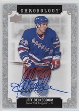 2018 Upper Deck Chronology Franchise History Jeff Beukeboom #FH-NYR-JB Auto 2tb