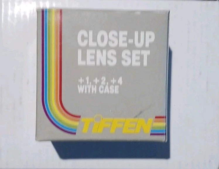 New Tiffen 49mm Close-up Lens Diopter Set  +1, +2  +4, & 2 Used Filters (Shown) - Image 3 of 4
