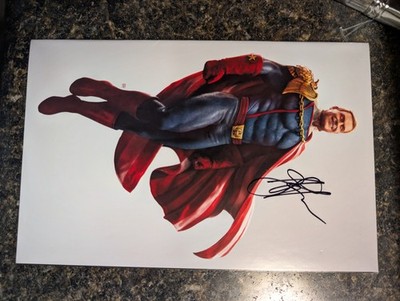 THE BOYS DEAR BECKY #1 GRASSETTI WHITE HOMELANDER VARIANT Signed Anthony Starr