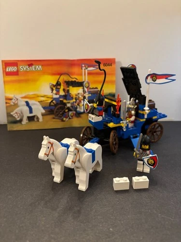LEGO Castle Royal Knights KING'S CARRIAGE (6044), Vintage toy with Instructions