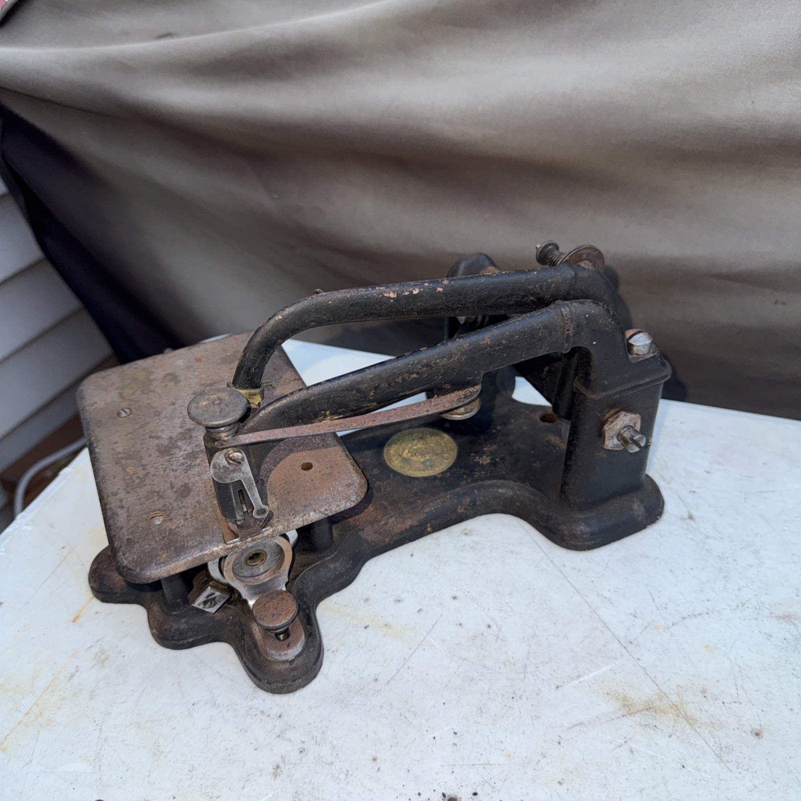 Antique Wheeler & Wilson MFG Co Broadway New York Practical Sewing Machine