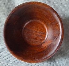 VTG Burl Walnut 107 Handmade Salad Bowl Billings Missouri 9" Diameter Ozarks