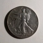 1943 50C Walking Liberty Half Dollar 90% silver