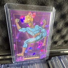 Marvel Masterpieces '92 Platinum Speedball #88 Purple Crystals Trading Card