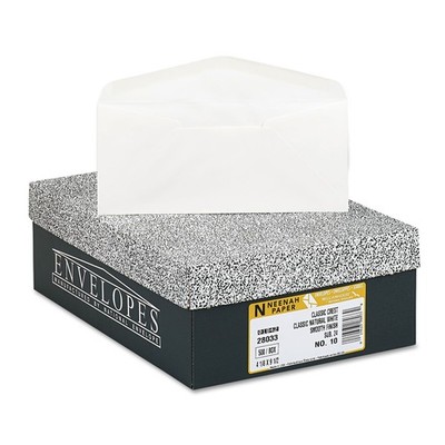 Neenah Paper 2803300 Classic Crest #10 Envelope, 4 1/8 x 9 1/2, Natural White, 