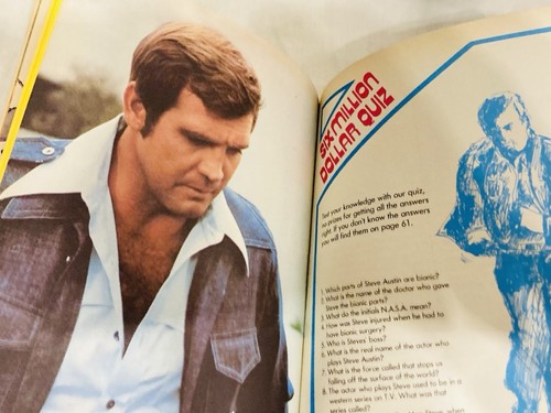 Vintage Collector Annual Book The Six 6 Million Dollar Man 1978 Good Condition - Picture 6 of 9