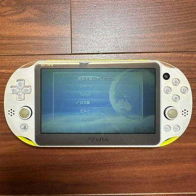 Sony PS Vita PCH-2000 1GB Lime Green/White Handheld Console for