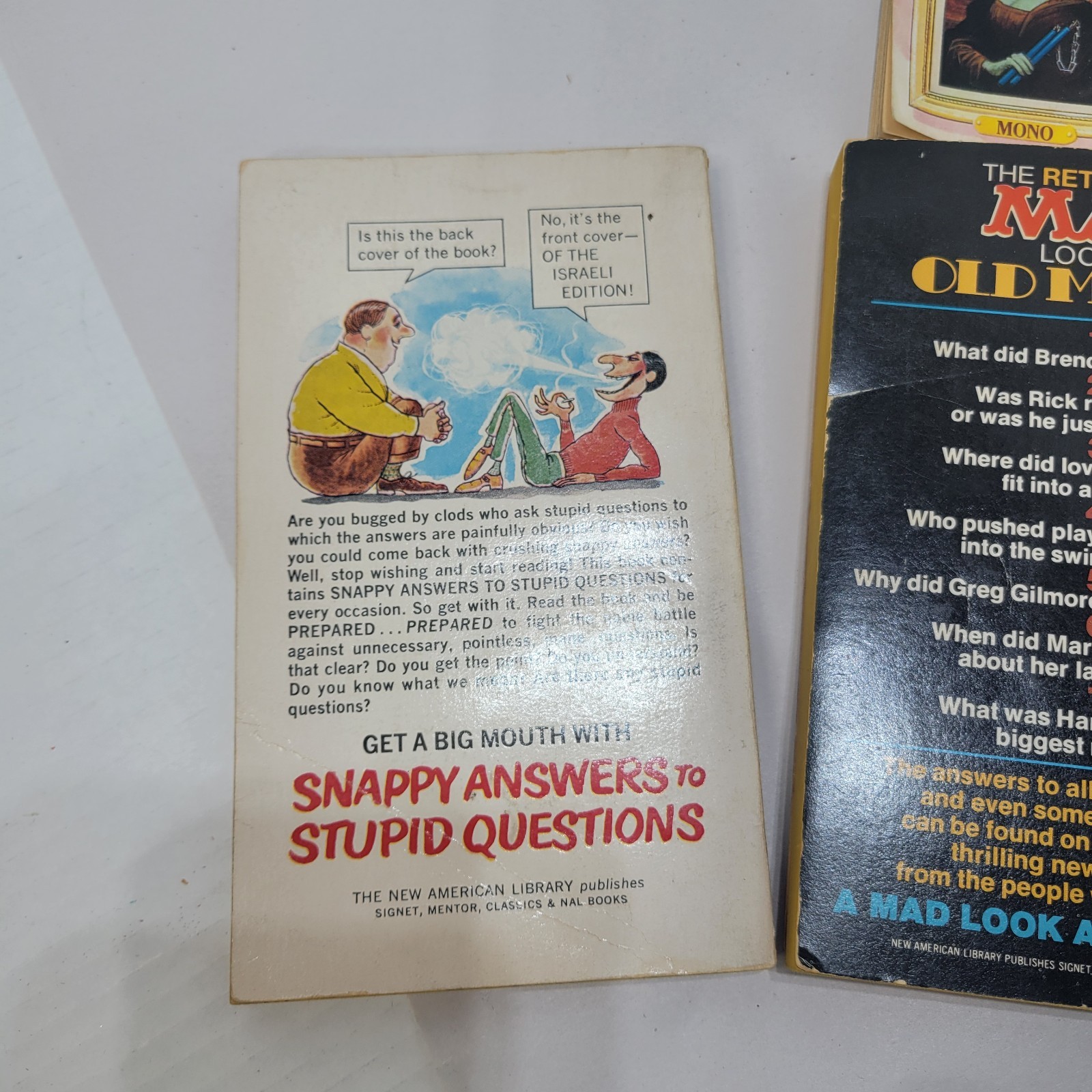 Vintage Mad Magazine Books 70, 80s 90s