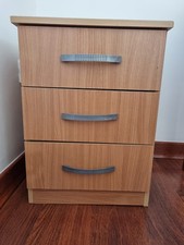 Bundle of Three x 3-Drawer Cabinets / Bedside Tables, COLLECTION ONLY, SE16 4LA