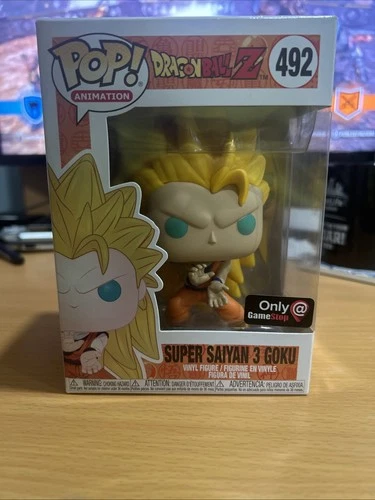 Funko Pop! Vinyl: Dragon Ball Z Super Saiyan 3 Goku #492 GameStop Exclusive