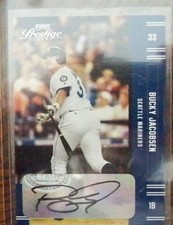 2005 Playoff Prestige Autograph Baseball Card Of Bucky Jacobsen #78