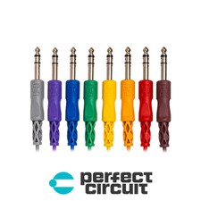 Hosa CSS-890 1/4" Balanced TRS 3FT 8 PACK CABLE - NEW - PERFECT CIRCUIT
