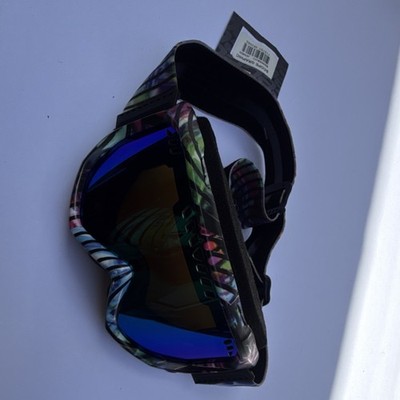 Smith Optics Scope Graphic Ski Goggles Mirrored Green Lens Multicolor Adjustable