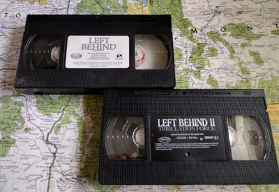 Left Behind VHS Lot Kirk Cameron Tim LaHaye Left Behind 1 & 2 No Slipcases VHS