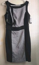 BCXDress Color Gray Size 7 And Black  Fabric Polyester And Spandex