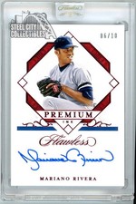 Mariano Rivera 2021 Panini Flawless Premium Ink Autograph Card #PI-MR 06/10