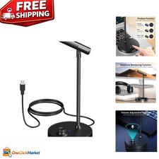 Omnidirectional USB Microphone with Real-Time Monitoring for Gaming YouTube