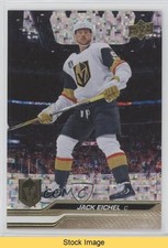 2023-24 Upper Deck Series 2 Speckled Rainbow Foil Jack Eichel #430 READ 1d0j