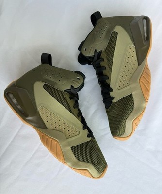 10 MEN'S NIKE JORDAN LIFT OFF MILITARY GREEN AR4430-200 BASKETBALL SNEAKERS