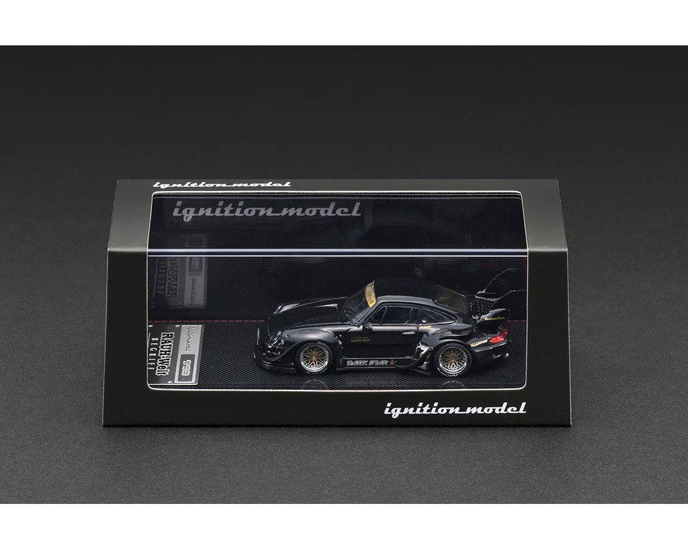 1 64 RWB 993 (Porsche 911) Black Ignition Model IG3870 for sale