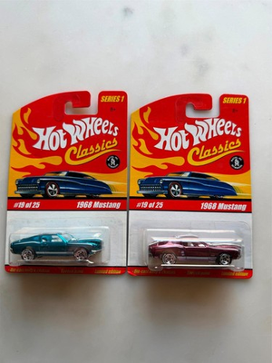 #ad Hot Wheels Classics Series 1 1968 Mustang Lot of 2 G24 $27.88