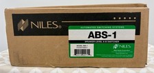 NILES ABS-1 Speaker Level Automatic A-B Switcher with Adapter New Old Stock BK09