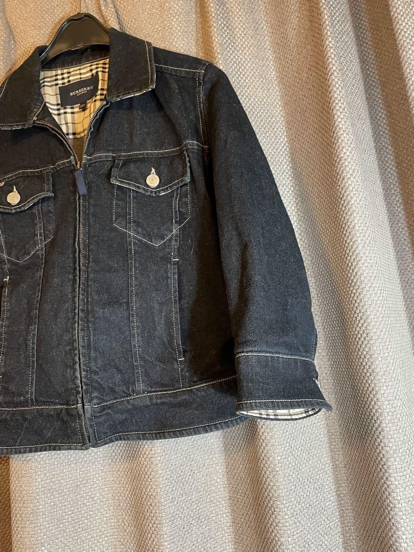 Burberry London Nova Check Denim Jacket Made in England | eBay