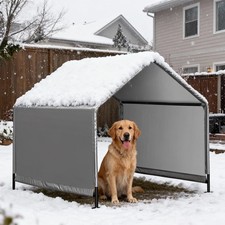 4'x 4'x 3.3' Dog Shade Shelter, Outdoor Dog Tent Dog House Canopy Waterproof,...