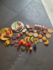 Lot Of Plastic Pretend Play Food, All Types Of Food Taco Products Aren't Plastic