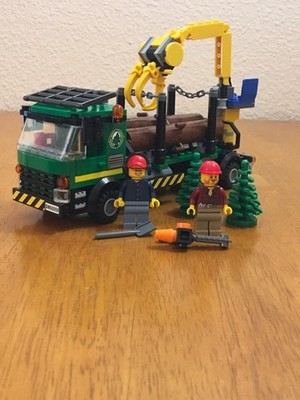 LEGO CITY 60059 LOGGING TRUCK 100% Complete w/all correct figs MISSING A DECAL