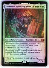 Anti-Venom, Horrifying Healer (FOIL) 1 Marvels Spider-Man Magic The Gathering NM